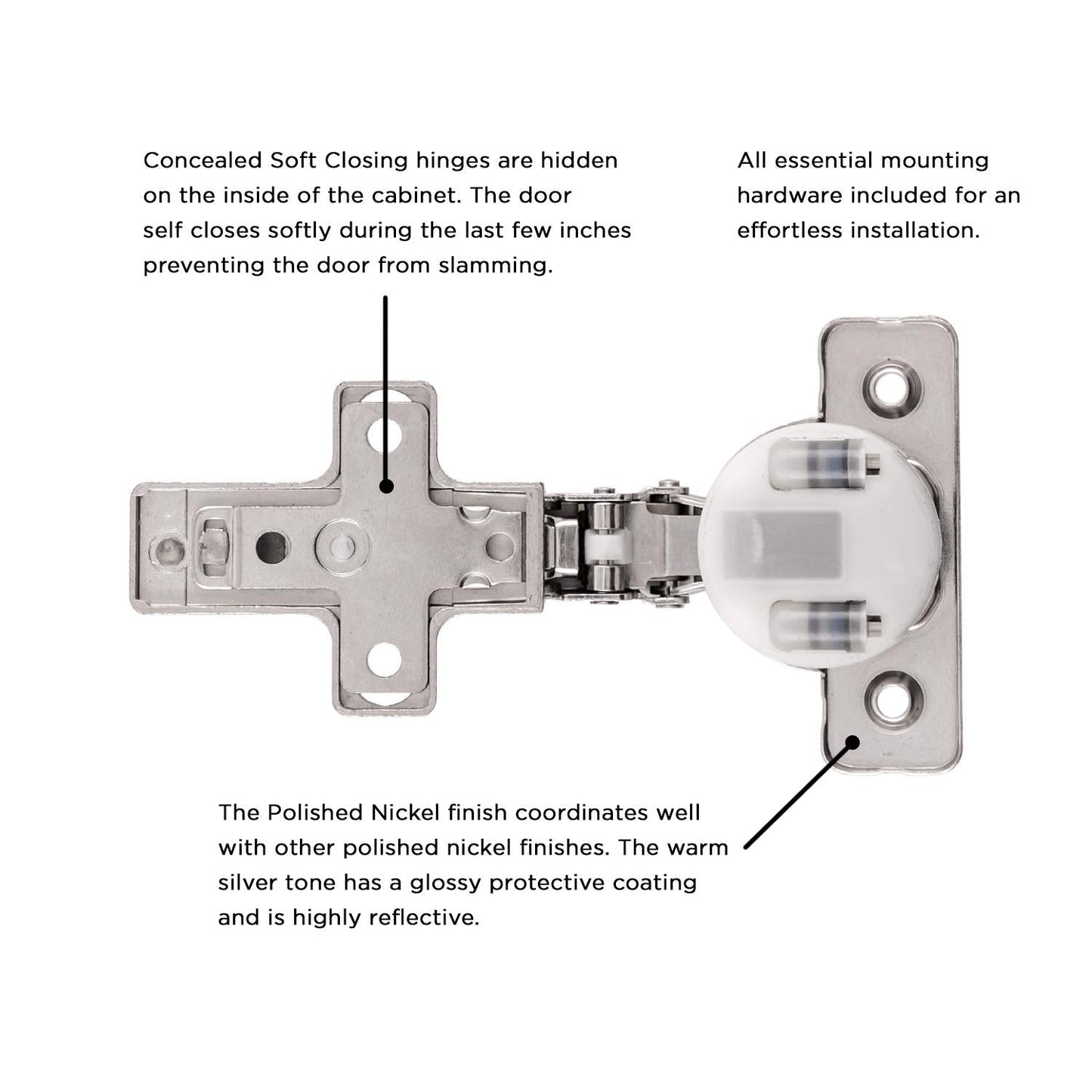 Concealed Soft Close Hinges