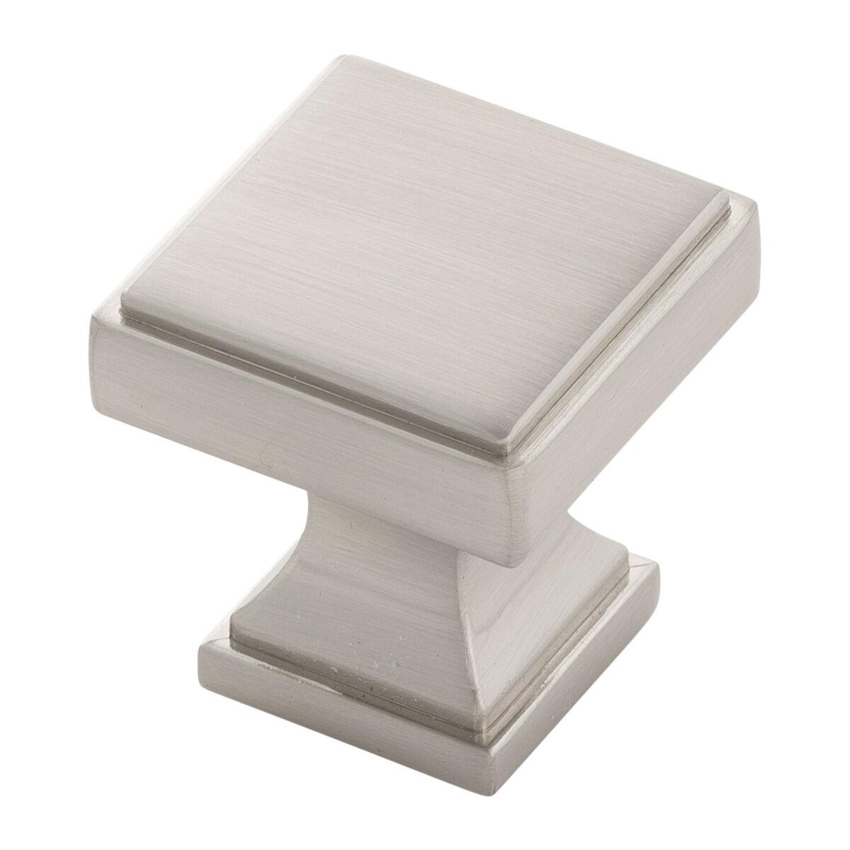1-1/8 Inch Square Brownstone Square Knob
