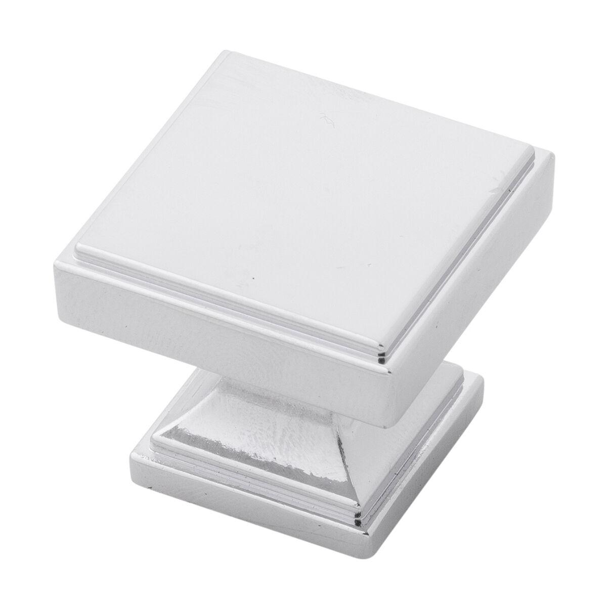 1-3/8 Inch Square Brownstone Square Knob