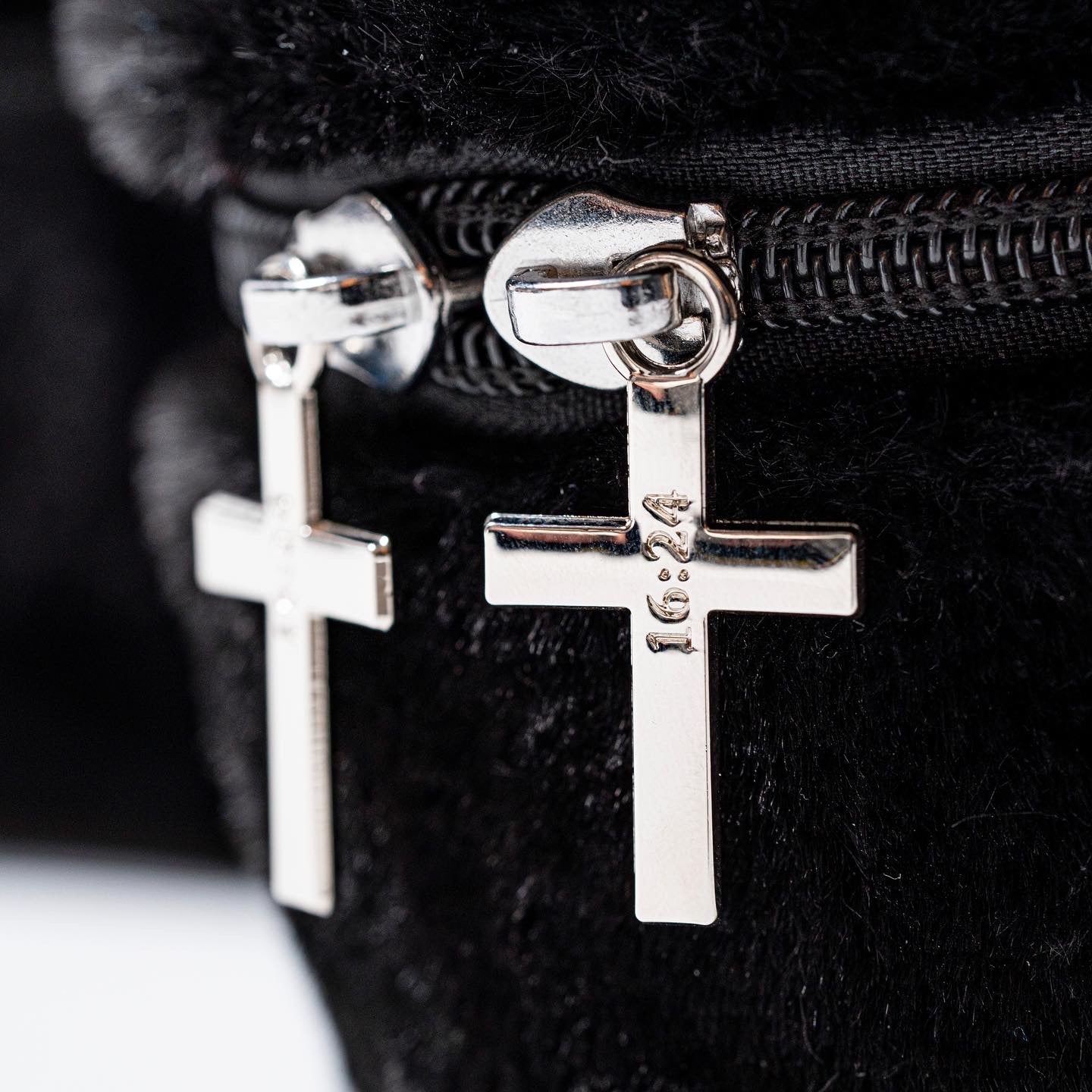 *Pick Up Your Cross Fur Bag