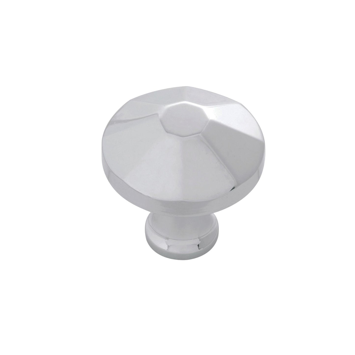 1-3/8 Inch Diameter Facette Round Knob