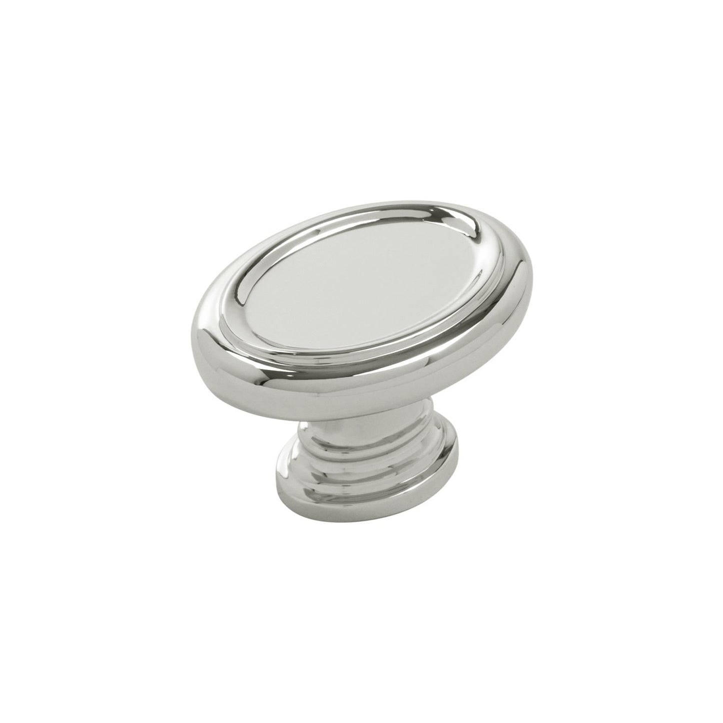 1-1/2 Inch x 1-1/8 Inch Oval Berkshire Oval Knob