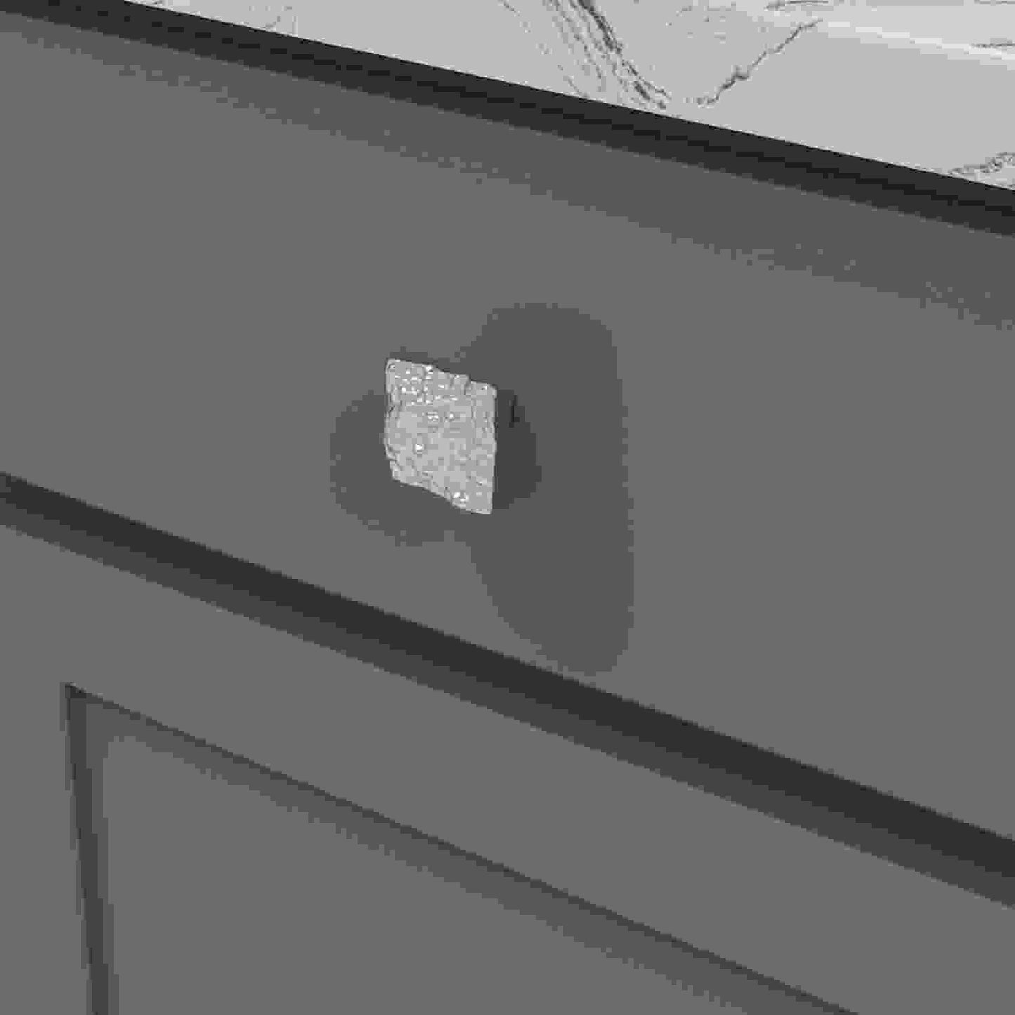 1-3/8 Inch Square Sandrine Square Knob