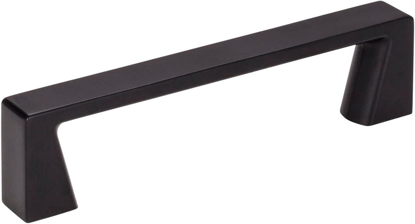 96 mm Center-to-Center Satin Nickel Square Boswell Cabinet Pull