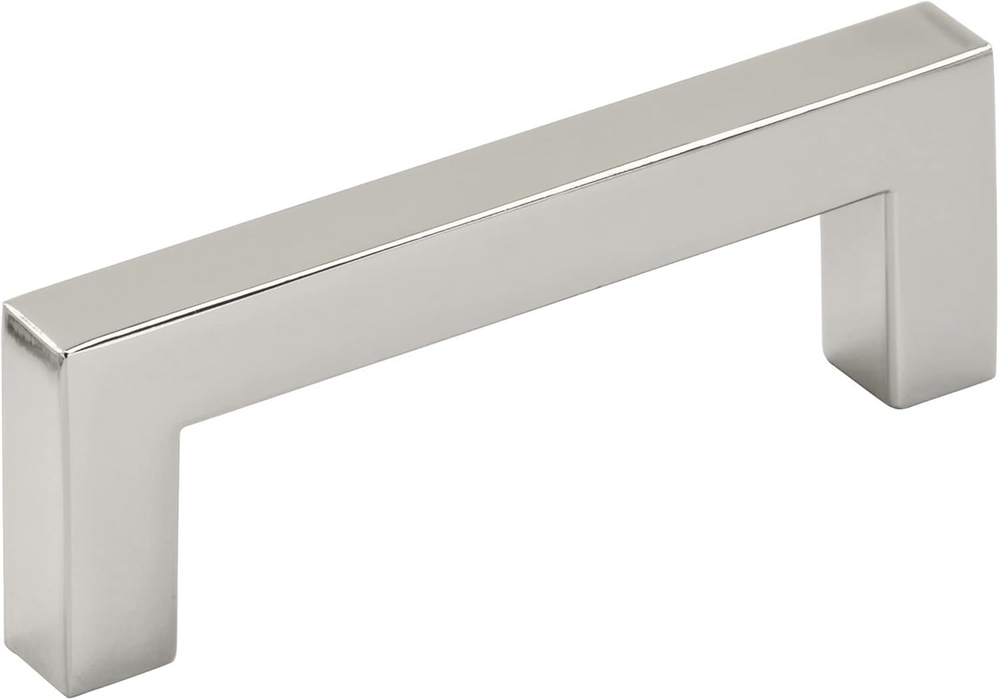 3" Center-to-Center Satin Nickel Square Asher Cabinet Pull