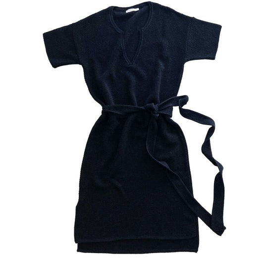 Ixchel Black Knit Dress