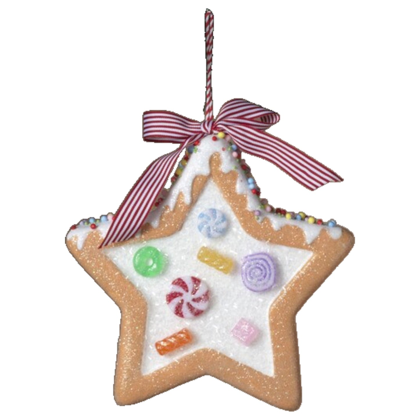 Sweet Gingerbread Star Ornament
