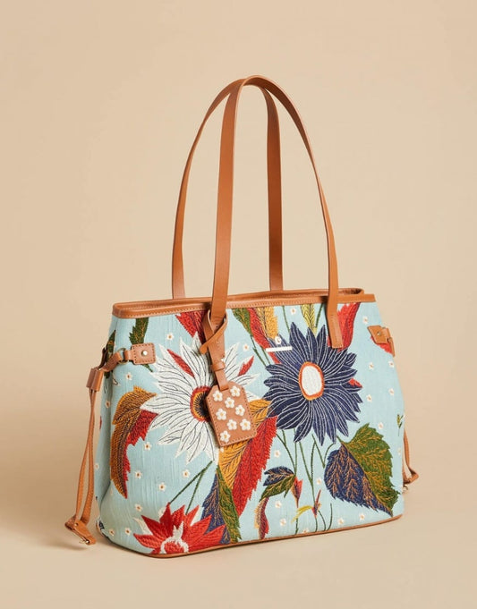 Jetsetter Tote - Riverside Station Vintage Floral