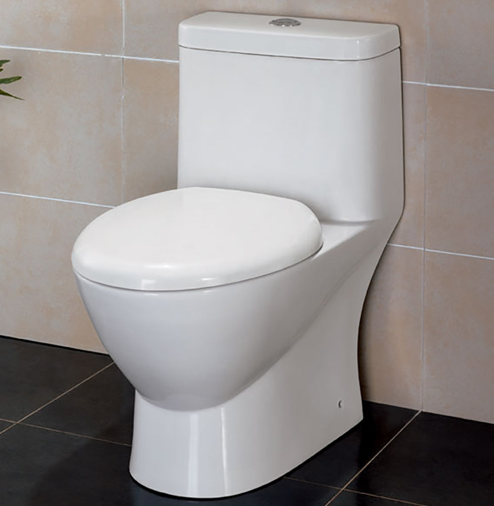 EAGO TB346 MODERN DUAL FLUSH ONE PIECE HIGH EFFICIENCY LOW FLUSH CERAMIC TOILET