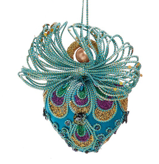 Peacock Fairy Ornament -