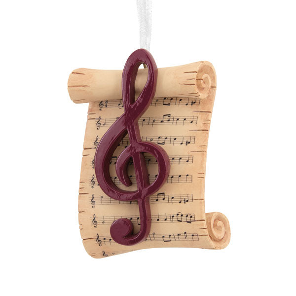 Sheet Music Ornament