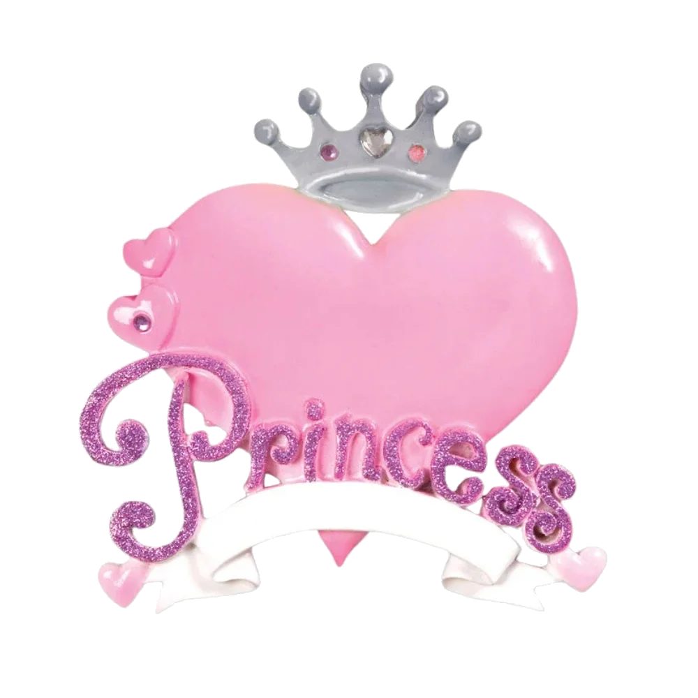 Princess Heart Ornament