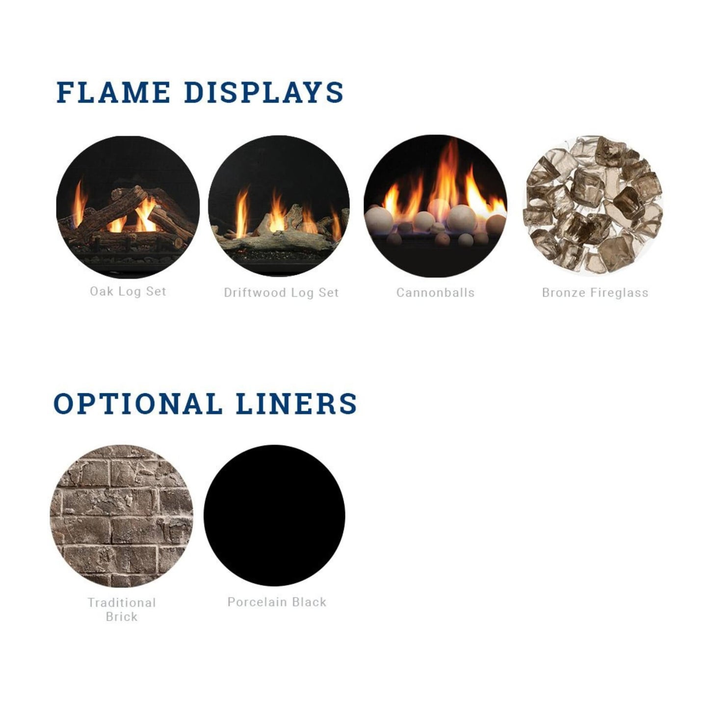 Kingsman Atrium 42" Clean View Peninsula Direct Vent Gas Fireplace (SAK30489)