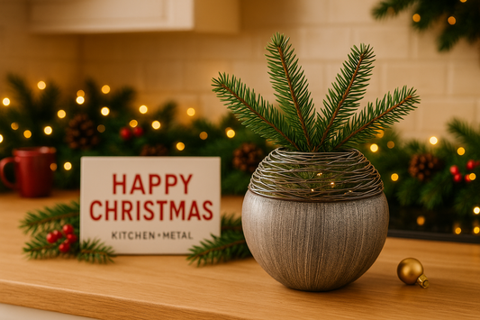 Kitchen + Metal Christmas Lifestyle - Happy Holiday Branding