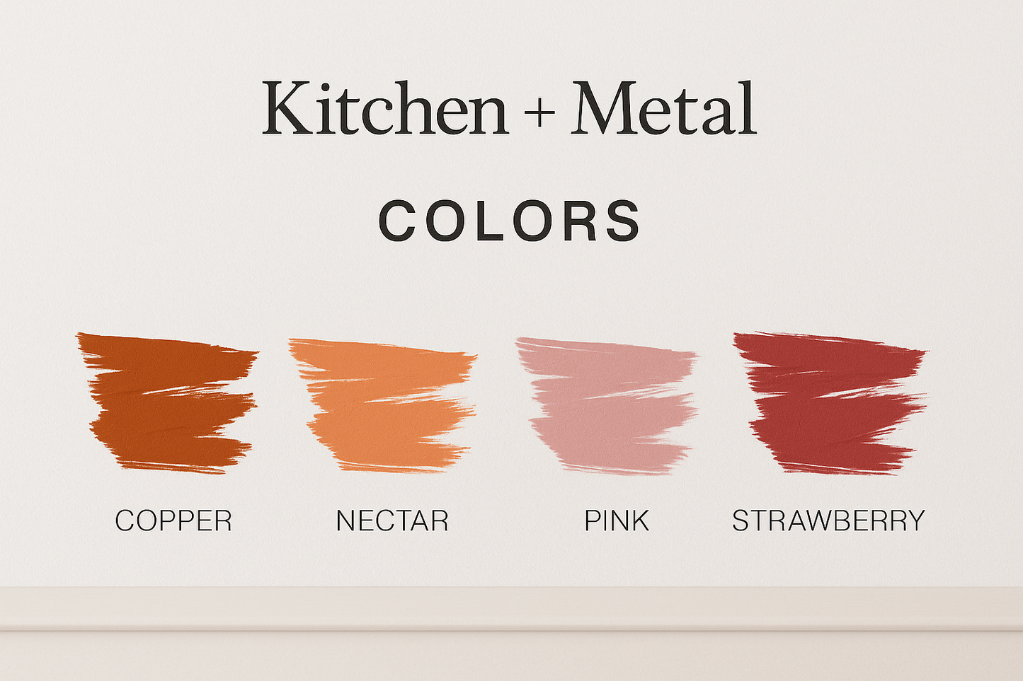 Kitchen + Metal Color Swatches