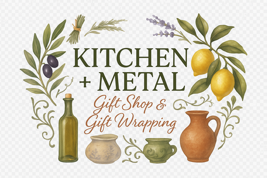 Kitchen + Metal Wrapping Paper: Mediterranean | Kitchen + Metal