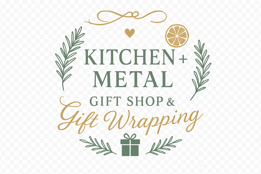 Kitchen + Metal Wrapping Paper: Classic | Gift Shop & Gift Wrapping | Kitchen + Metal