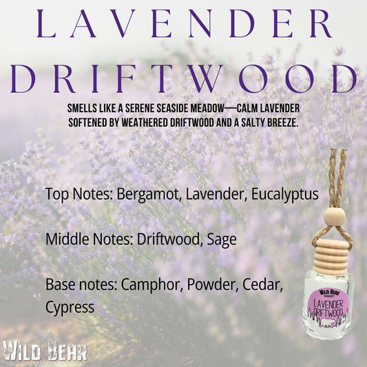 Lavender Driftwood Car Freshener