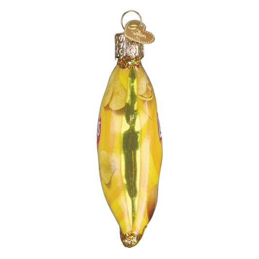 Lays Potato Chip Glass Ornament