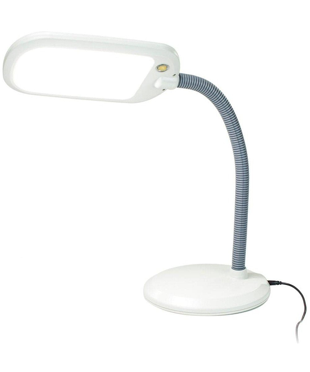 26"H LED Bright Reader Natural Daylight Full Spectrum Desk Lamp Grey | Lighting | Kitchen + Metal