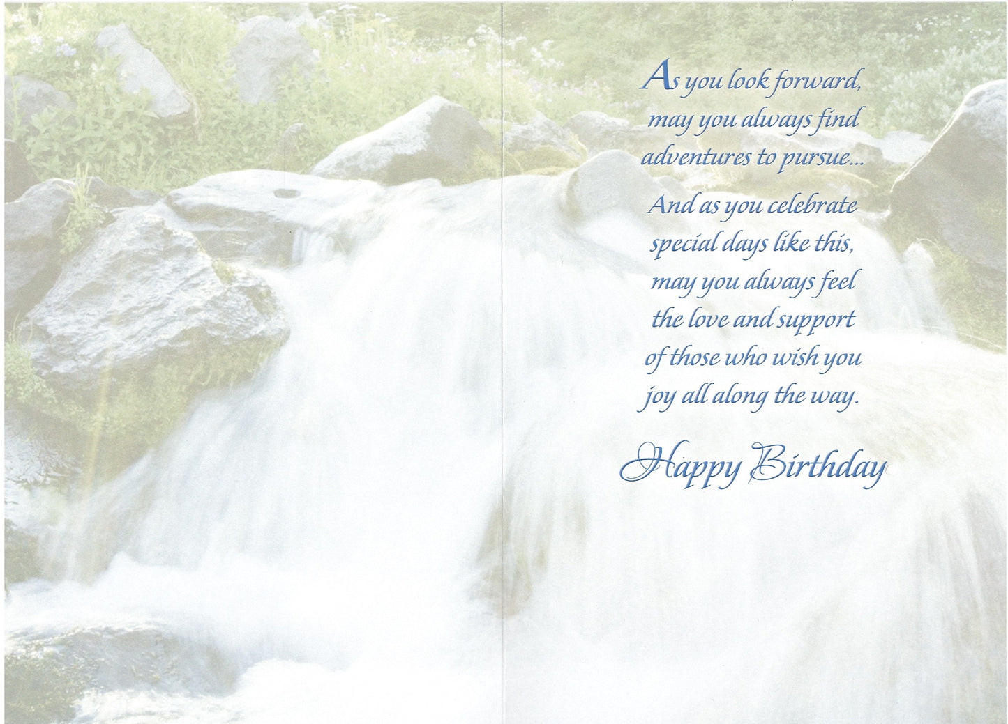 Birthday Card - Son: As You Look Behind
