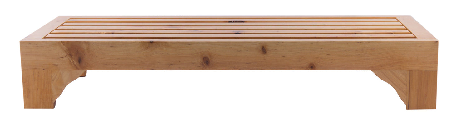 ALFI brand AB4409 4" Modern Wooden Stepping Stool Multi-Purpose Accessory