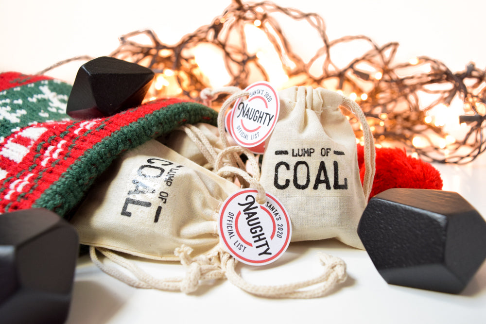 Lump of Coal Gift (Wooden)