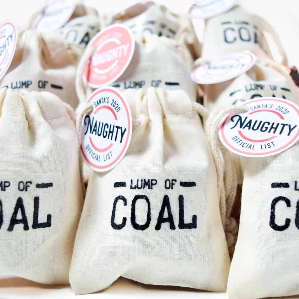 Lump of Coal Gift (Wooden)