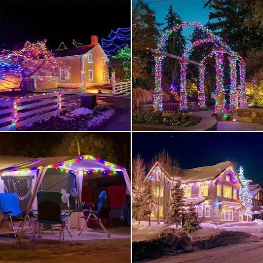 Solar Fairy String Lights Outdoor Waterproof