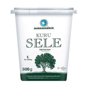 Marmarabirlik Dried Black Olives Size S - Gourmet Selé Variety, 291-320 Olives/Kg