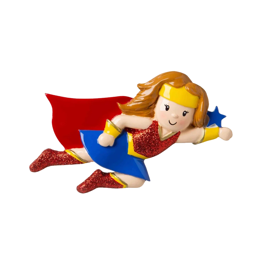 Girl Super Hero - Ornament