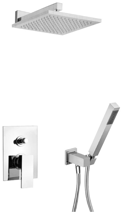Quadro-Kit-5-CR Trim 788 Pressure Balance 1/2" w/Diverter