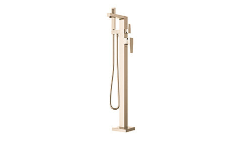 QUOK136 Faucets-Floor Mount Tub Filler