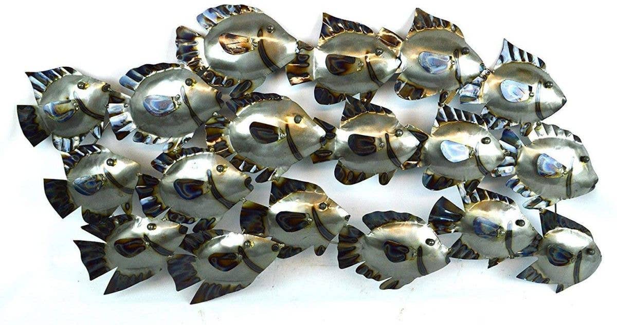 Metal School Fish