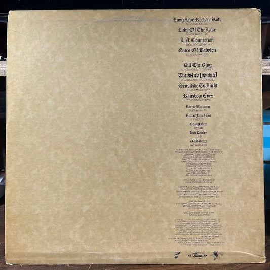 Long Live Rock 'N' Roll (VINYL) | Near Mint (NM or M-) Excellent (EX)