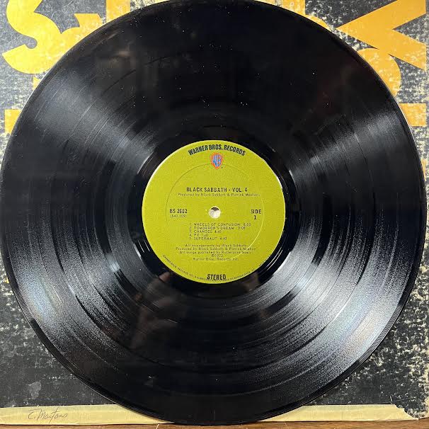 Black Sabbath Vol. 4 (VINYL) | Very Good (VG) Good (G)