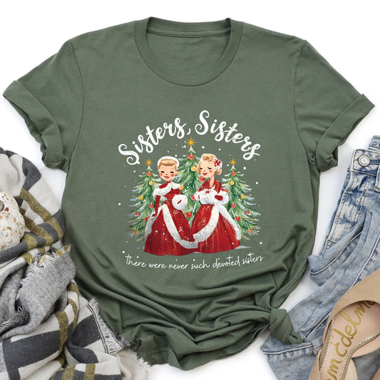 Sisters, White Christmas, Movie, Super Soft Tshirt, Classic, Musical