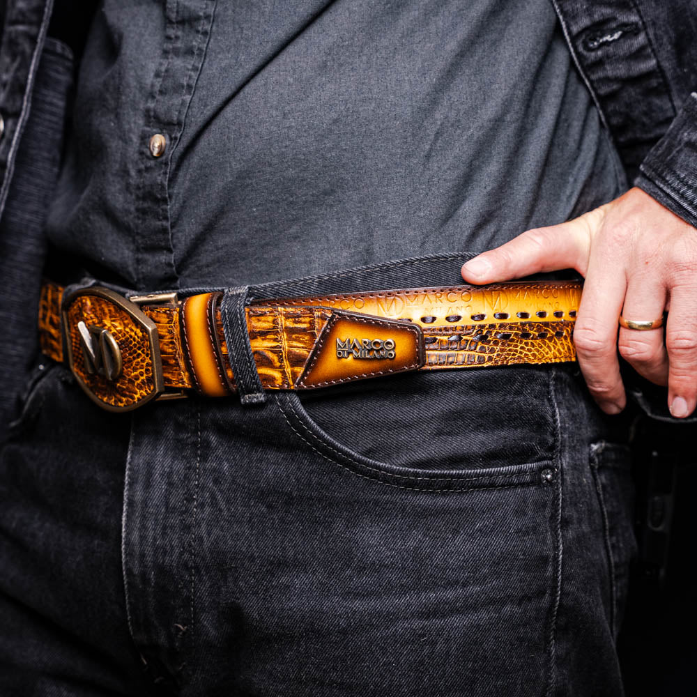 Montana Belt Mustard / Brown