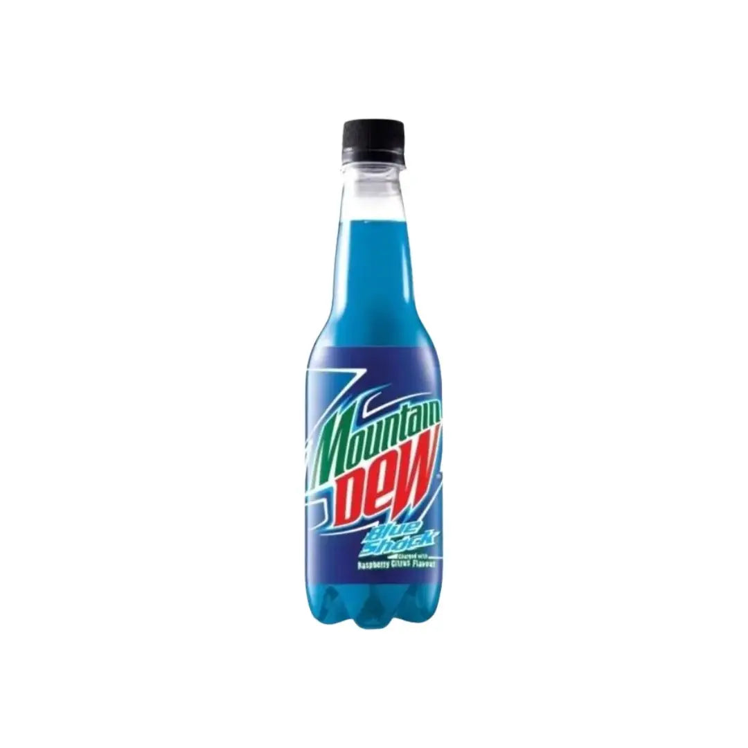 Mountain Dew Blue Shock – Blueberry-Citrus Soda 473 mL Bottle (Malaysia Exclusive)