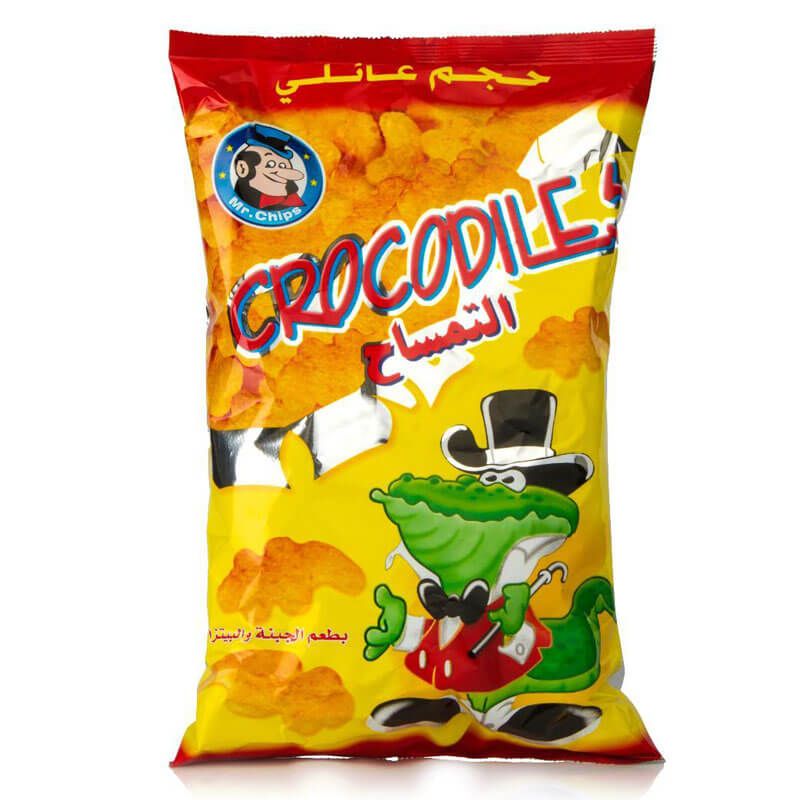 Mr Chips شيبس مستر شيبس تمساح عائلي 87غ