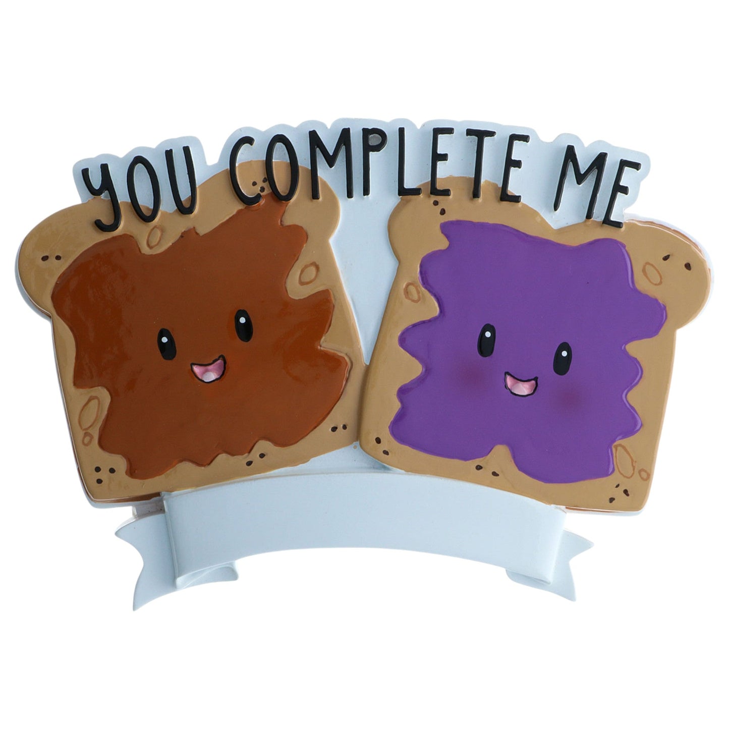 PB&J You Complete Me Couples Ornament