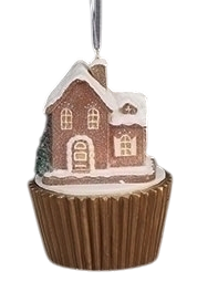 Lighted Gingerbread House Ornament - Cottage