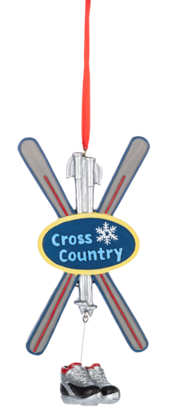 Cross Country Ski Ornament