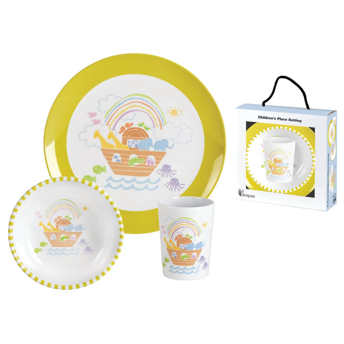 Noah's Ark Melamine Dish Set