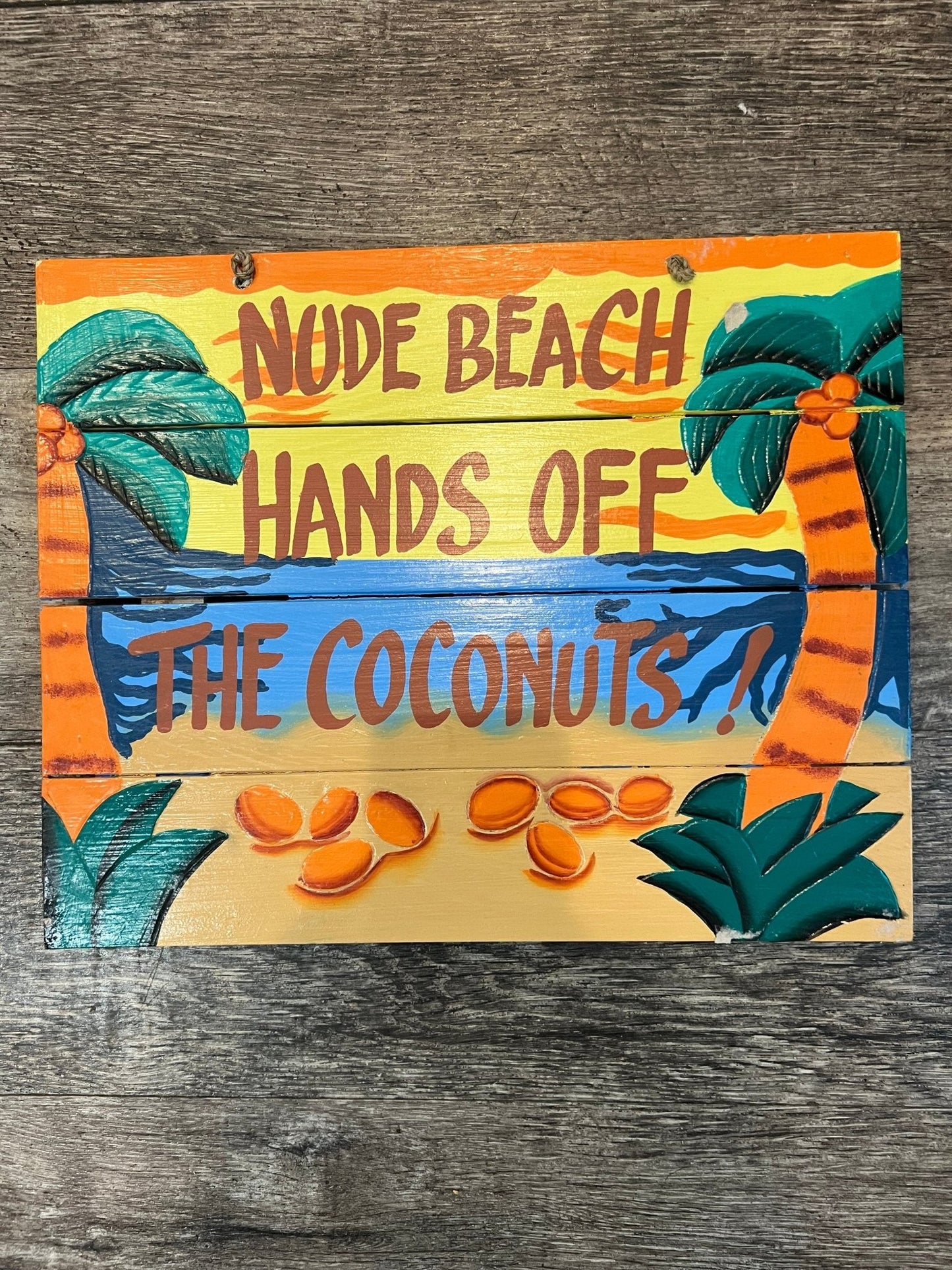 Nude Beach Sign