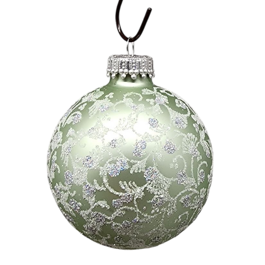 Krebs Value Glass Ornament 4 pack - Serene Green