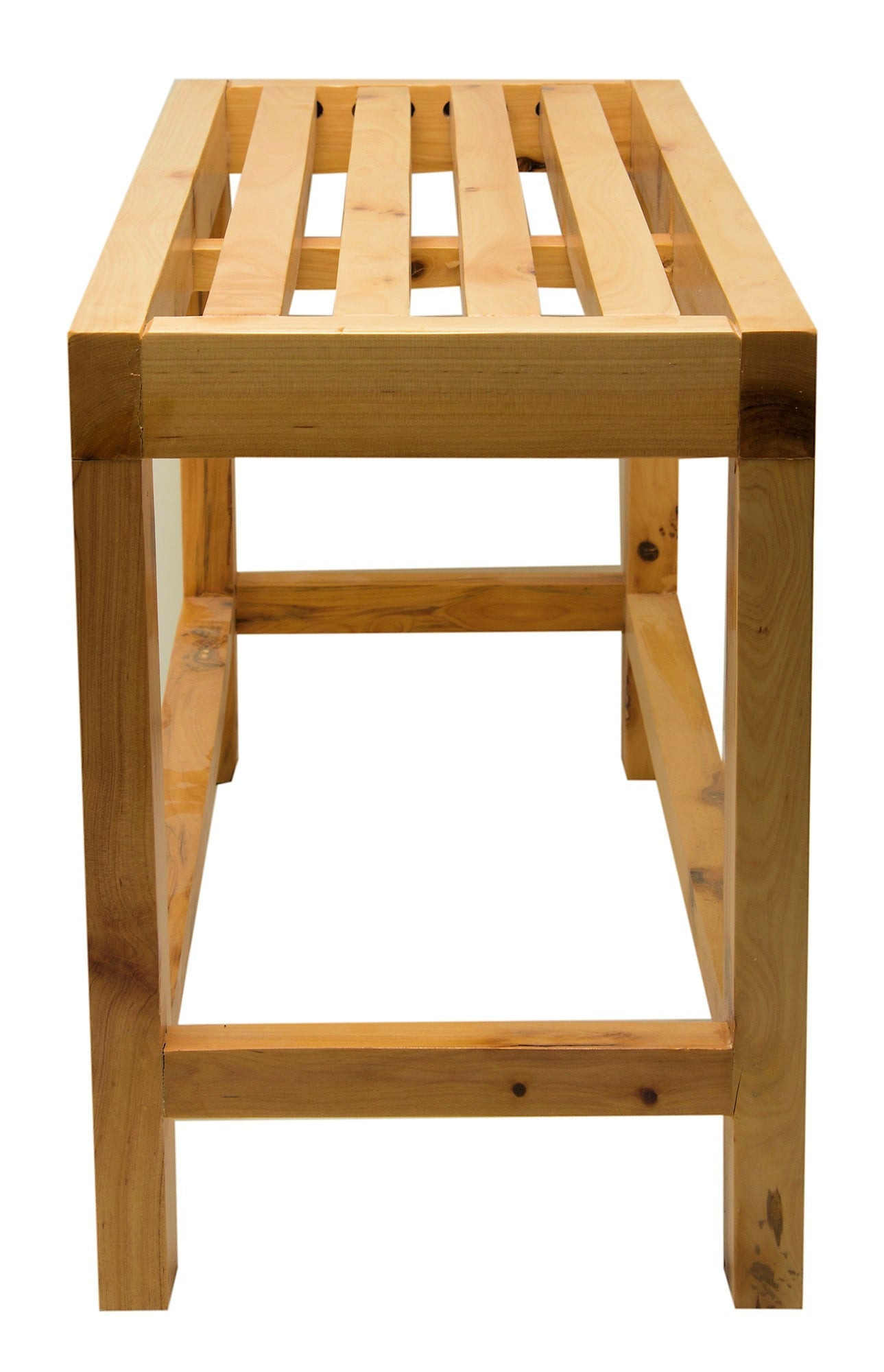 ALFI brand AB4401 26" Solid Wooden Slated Single Person Sitting Bench