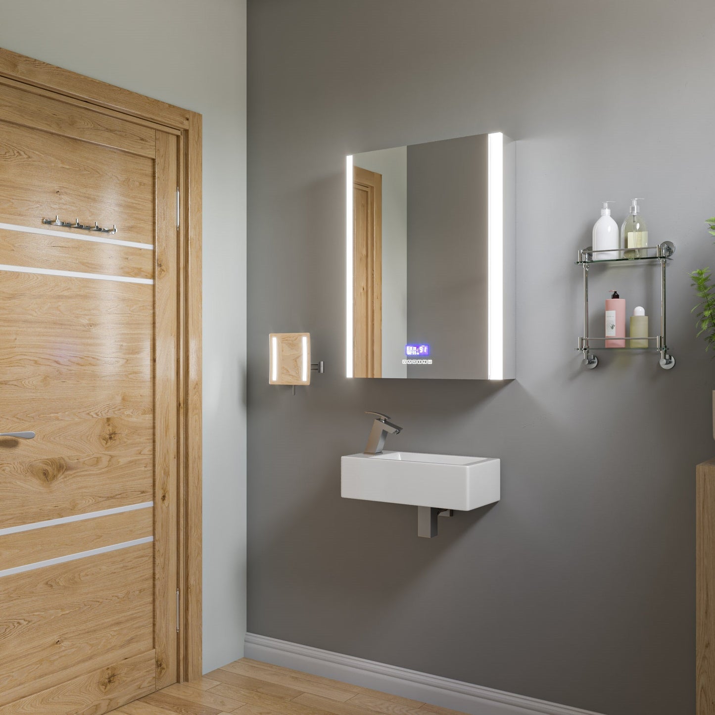 ALFI brand AB9528 Wall Mounted 4 Prong Robe / Towel Hook