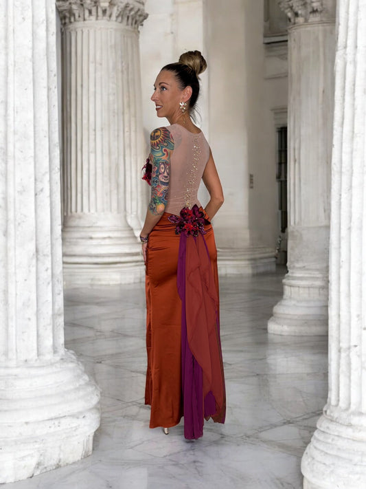 Celestial Ember Gown Evening Wear Separates Ballet Inspired Prom Dress