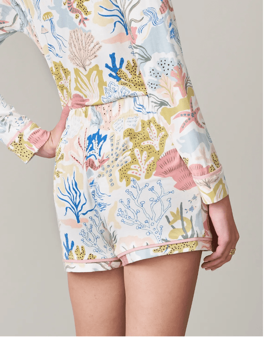 Pajama Short - Seafoam Mermaids